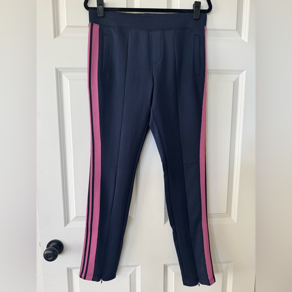 Pam & Gela Navy Pink Striped Track Pants